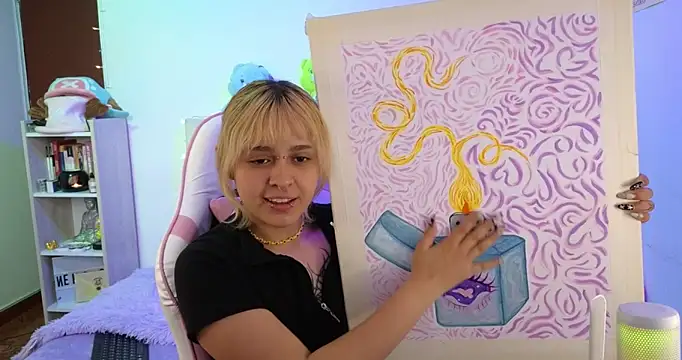 Snapshot of NekoWaifu chatting on February 17, 2:02 pm NekoWaifu online show from February 17, 2:02 pm