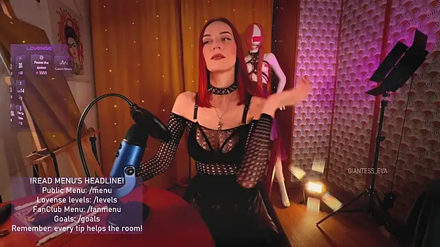 Giantess Eva online show from May 16, 7:01 pm