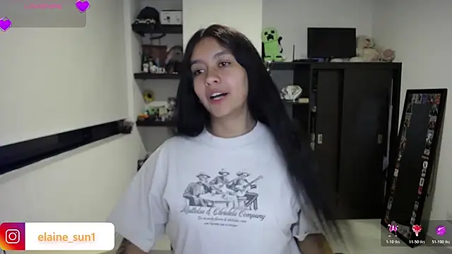 Snapshot of elaine_sun1 chatting on June 6, 12:49 am elaine sun1 online show from June 6, 12:49 am