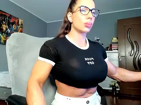 Snapshot of Alesyamuscledoll@xh chatting on March 30, 1:23 pm Alesyamuscledollxh online show from March 30, 1:23 pm