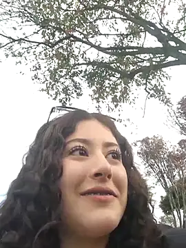 Sasha and Lena outdoors online show from October 14, 9:48 pm