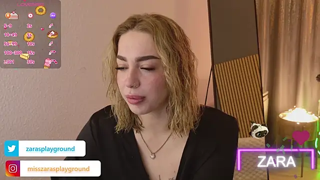 Snapshot of ZarasPlayground chatting on April 18, 3:16 pm ZarasPlayground online show from April 18, 3:16 pm