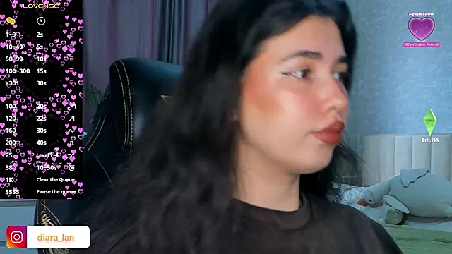 Snapshot of Diara_1an chatting on February 16, 3:35 am Diara 1an online show from February 16, 3:35 am