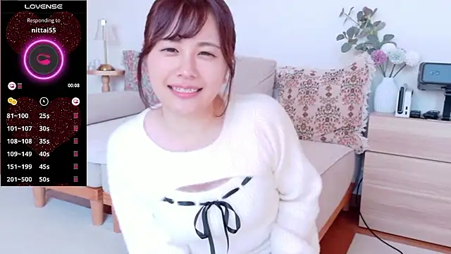 Snapshot of Lalachan_jp chatting on January 18, 2:48 am Lalachan jp online show from January 18, 2:48 am