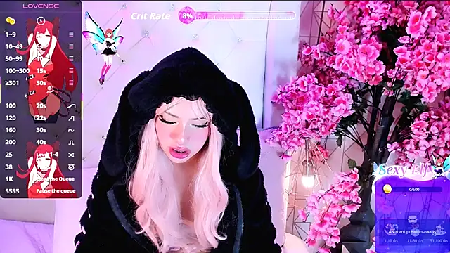 Snapshot of NamiMoon1 chatting on February 5, 1:27 pm NamiMoon1 online show from February 5, 1:27 pm