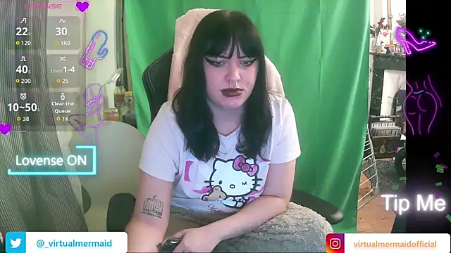 Snapshot of Virtualmermaidofficial chatting on January 9, 10:00 pm Virtualmermaidofficial online show from January 9, 10:00 pm