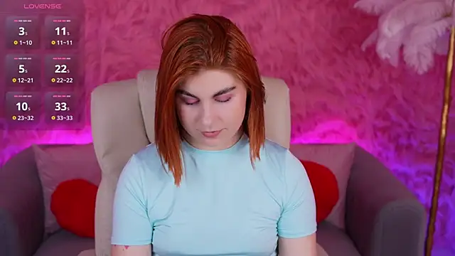 Snapshot of GingerPinky chatting on March 14, 8:03 pm GingerPinky online show from March 14, 8:03 pm