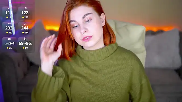 Snapshot of GingerPinky chatting on March 18, 7:50 pm GingerPinky online show from March 18, 7:50 pm