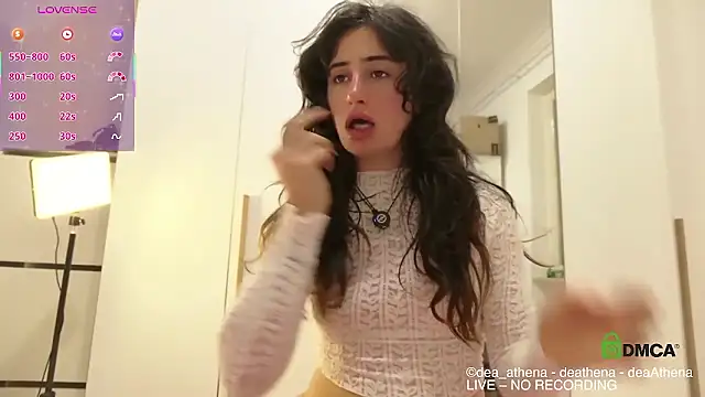 Snapshot of DeaAthena chatting on January 13, 7:41 pm DeaAthena online show from January 13, 7:41 pm