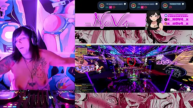 Snapshot of -N0V4- chatting on April 12, 10:04 pm -N0V4- online show from April 12, 10:04 pm