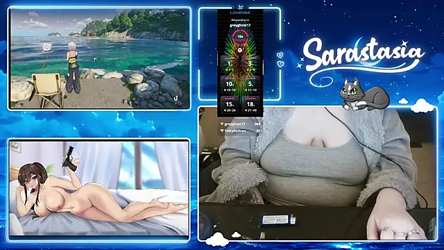 Snapshot of Sarastasia417 chatting on July 7, 6:58 am Sarastasia417 online show from July 7, 6:58 am
