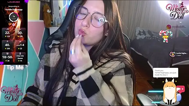 Mysticdooll69 online show from May 12, 9:45 pm