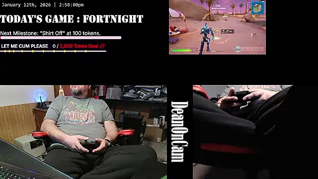 DeanonCam online show from January 12, 8:58 pm