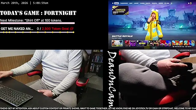 DeanonCam online show from March 20, 10:09 am