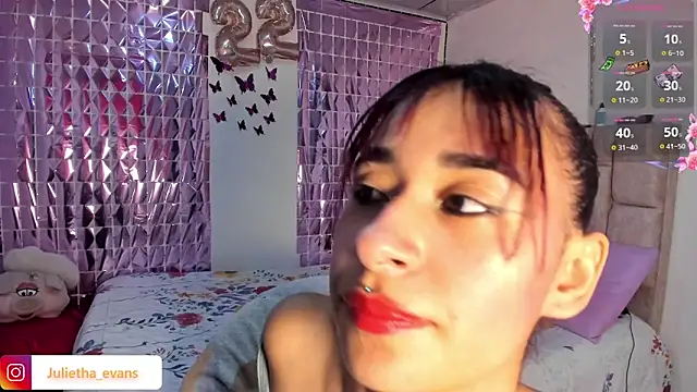 Julietha-evans online show from March 25, 11:00 pm