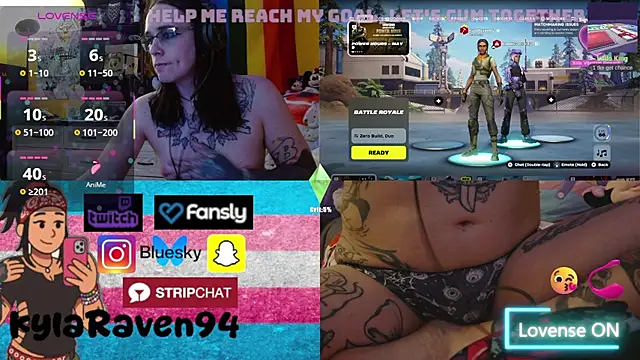KylaRaven online show from May 8, 1:33 am