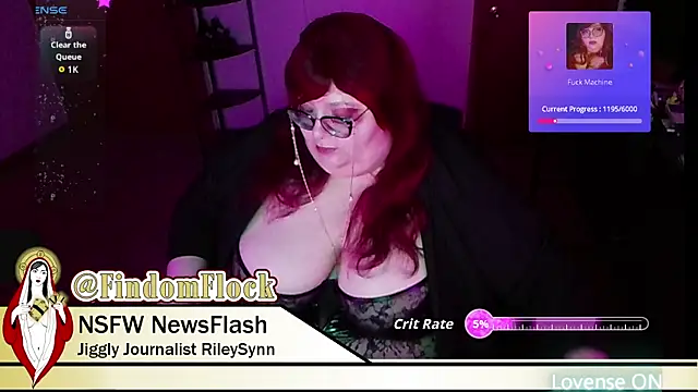 RileySynn online show from March 28, 2:05 pm
