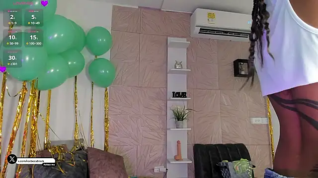 RebecaBlack  online show from March 18, 6:22 pm