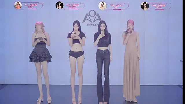 Snapshot of __AOA__ chatting on June 28, 8:48 pm AOA online show from June 28, 8:48 pm