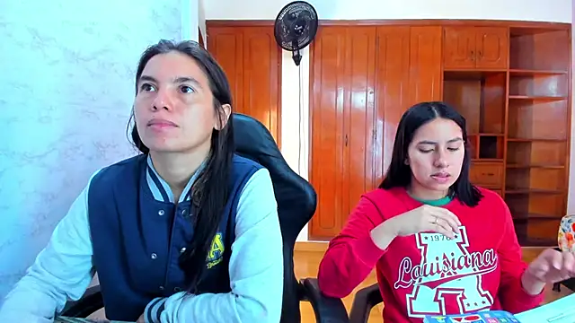 Snapshot of Emily_and_Soffy chatting on April 1, 1:41 pm Emily and Soffy online show from April 1, 1:41 pm