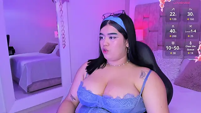 Snapshot of AnniJones chatting on March 29, 2:55 am AnniJones online show from March 29, 2:55 am