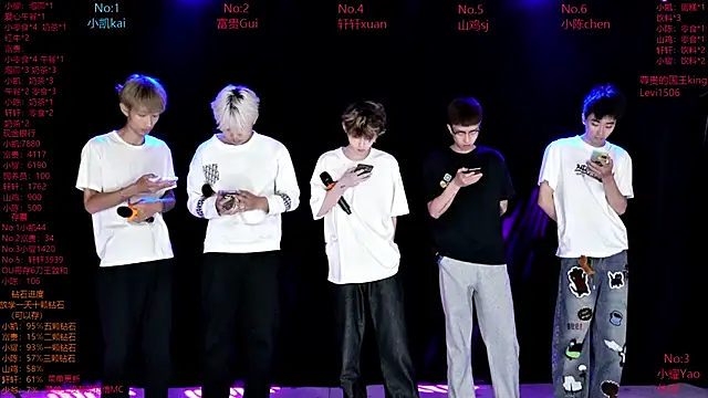 Snapshot of AOA-boy chatting on March 31, 12:23 am AOA-boy online show from March 31, 12:23 am