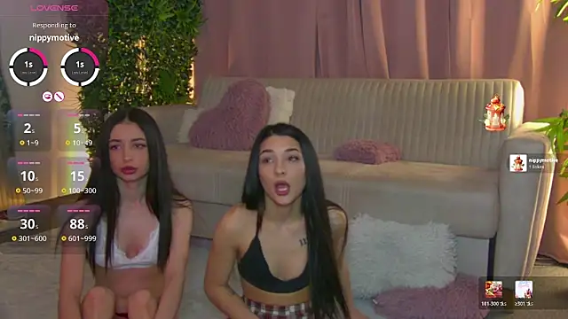 Snapshot of ObsessionDarcieAndAria chatting on March 8, 6:12 pm ObsessionDarcieAndAria online show from March 8, 6:12 pm