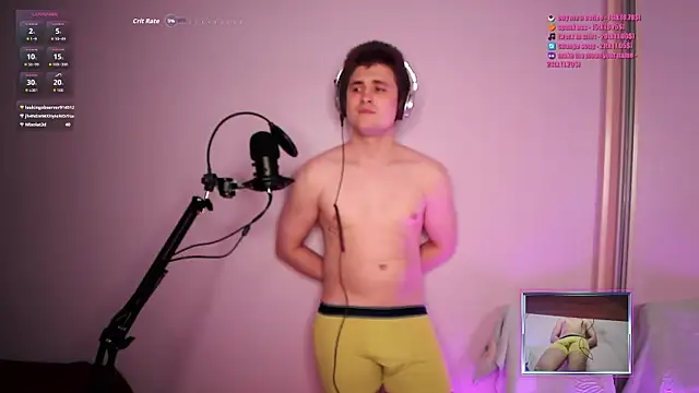 Snapshot of SweatyJay chatting on March 24, 4:23 pm SweatyJay online show from March 24, 4:23 pm