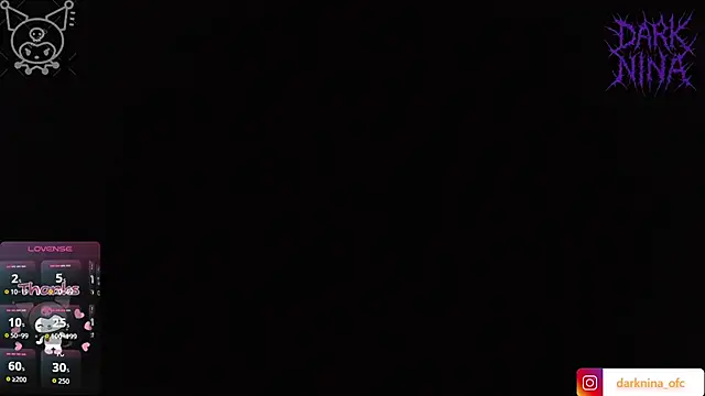 dark nina   online show from May 7, 1:44 am
