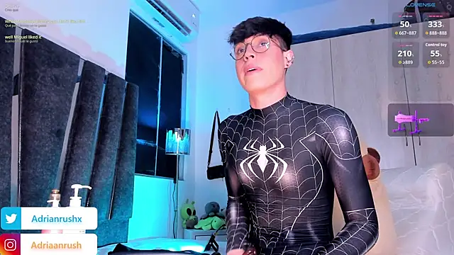 AdrianRushx online show from July 10, 3:11 am