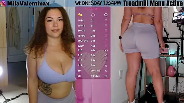 Snapshot of MilaValentina chatting on March 11, 4:24 pm MilaValentina online show from March 11, 4:24 pm