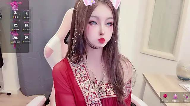 Snapshot of Niya-Nyan chatting on February 2, 11:32 pm Niya-Nyan online show from February 2, 11:32 pm