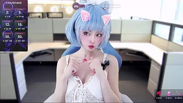 Snapshot of Niya-Nyan chatting on June 23, 10:02 am Niya-Nyan online show from June 23, 10:02 am