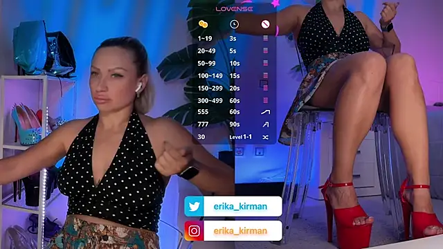 Erika Kirman online show from June 26, 11:03 am