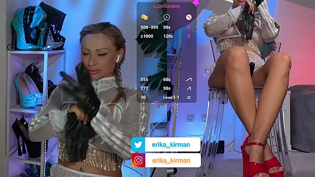 Erika Kirman online show from July 12, 10:39 am