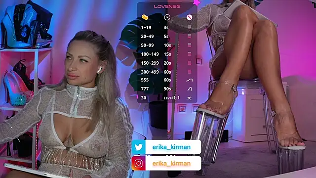 Erika Kirman online show from July 28, 9:37 am