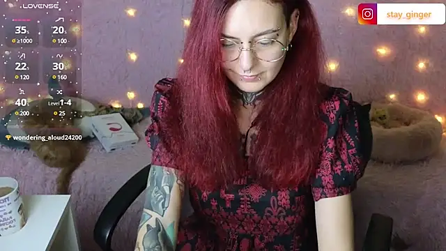 Ginger Stay online show from January 9, 8:11 pm