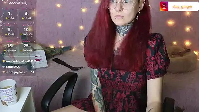 Ginger Stay online show from January 9, 11:13 pm