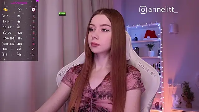 Snapshot of Annelitt chatting on January 4, 7:55 pm Annelitt online show from January 4, 7:55 pm