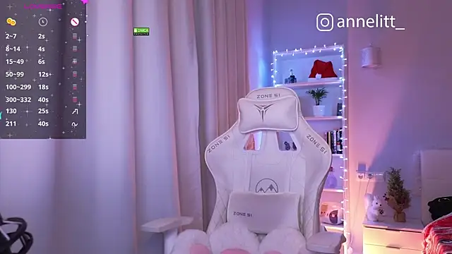 Snapshot of Annelitt chatting on January 8, 9:01 pm Annelitt online show from January 8, 9:01 pm