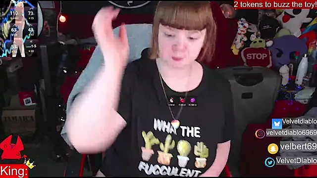 VelvetDiablo online show from January 7, 12:13 am