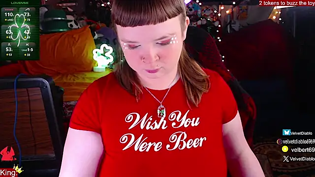 VelvetDiablo online show from March 11, 12:00 am