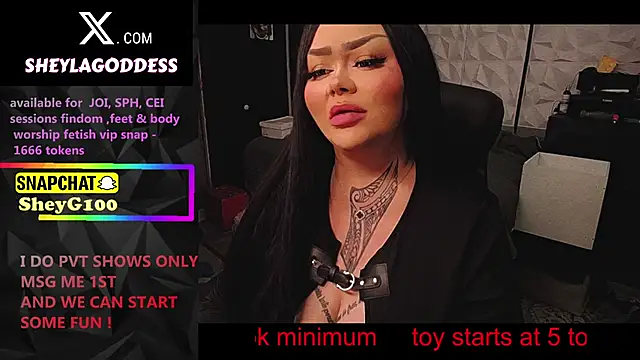 sheylagoddess11 online show from March 28, 10:15 am