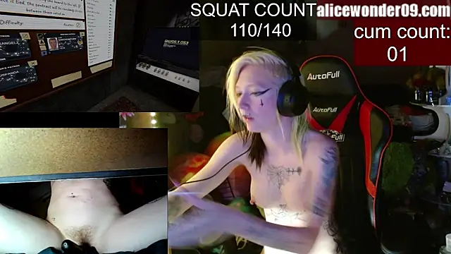 alicewonder09 online show from February 7, 8:11 am