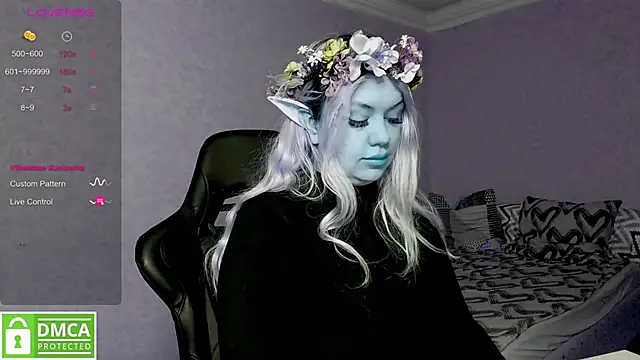 elven dreams  online show from February 2, 11:00 pm