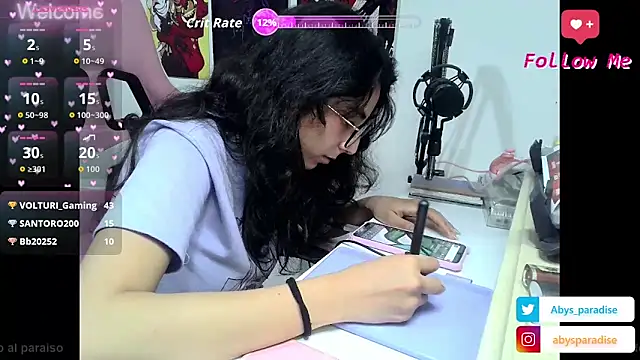 Abysparadise online show from November 12, 5:52 am