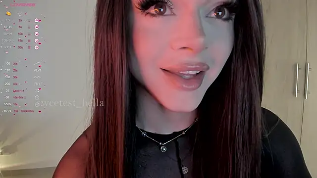 Snapshot of sweetest_bella chatting on February 21, 7:59 pm sweetest bella online show from February 21, 7:59 pm