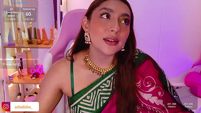 ashalisha online show from October 13, 2:28 pm