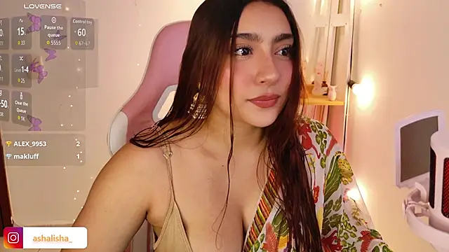 ashalisha online show from April 8, 2:50 pm