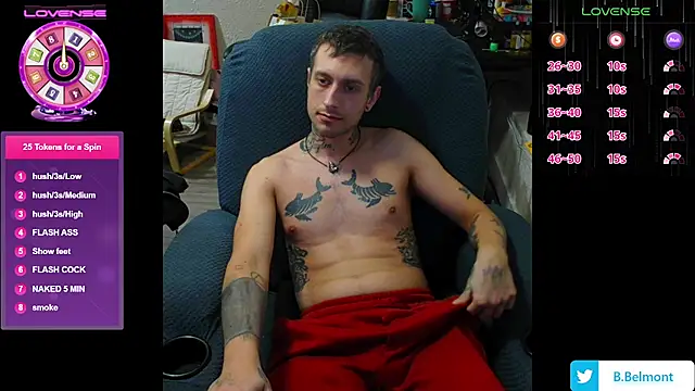 Snapshot of BobbyBelmont13 chatting on January 11, 10:40 am BobbyBelmont13 online show from January 11, 10:40 am